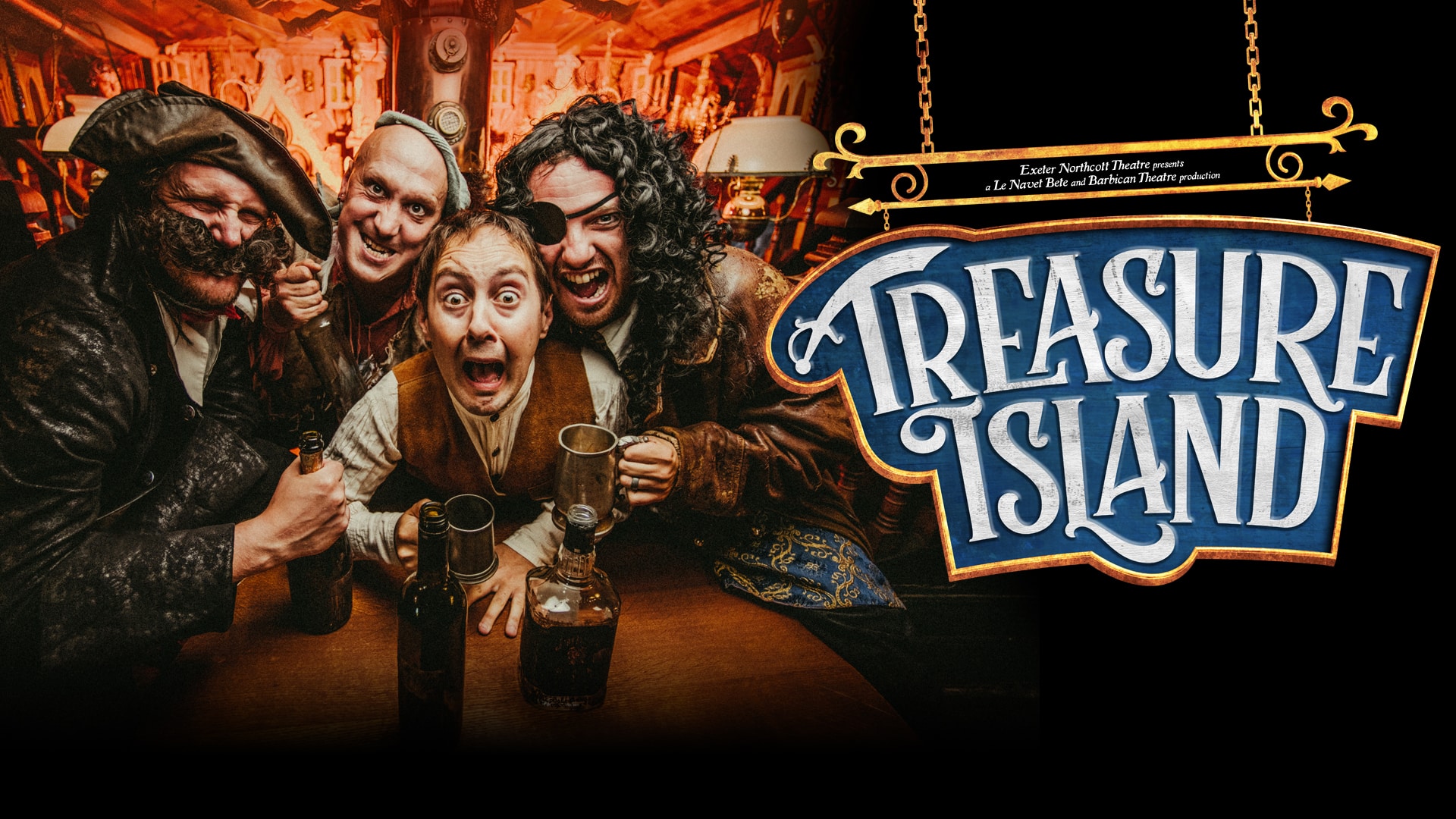 Treasure Island show cover, with characters