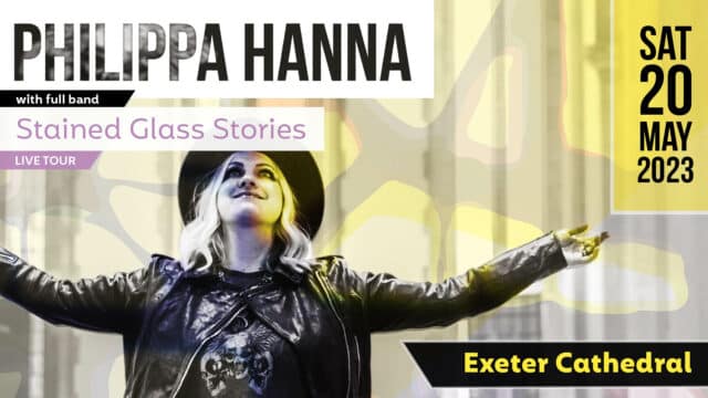 Philippa Hanna with full band: Stained Glass Stories. At Exeter Cathedral