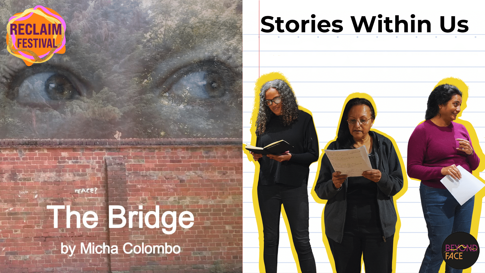 Reclaim: The Saturday Scratch artwork - The Bridge and Stories Within Us