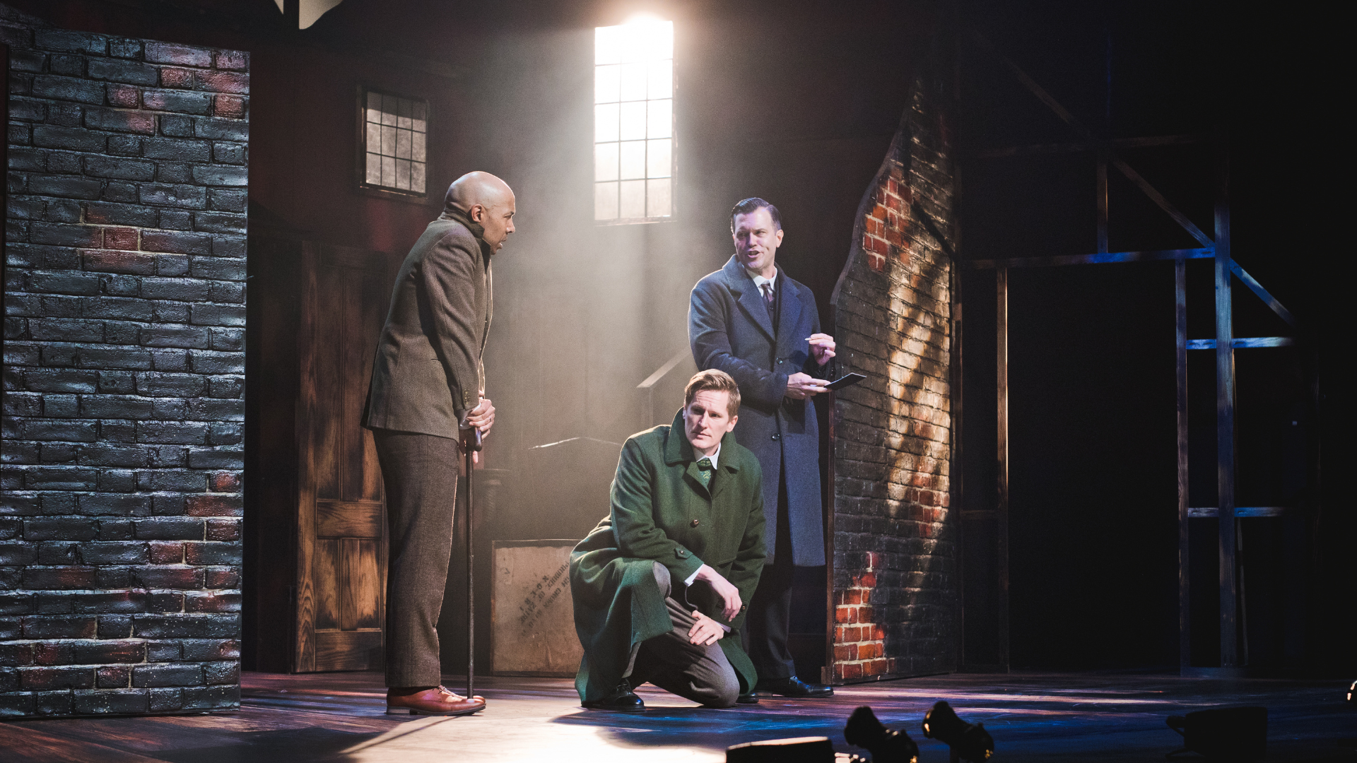 Production shot from Sherlock Holmes: The Hunt For Moriarty.