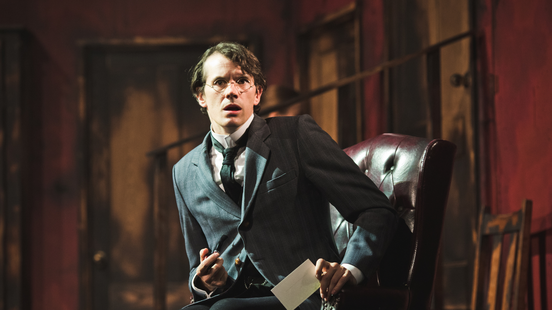 Production shot from Sherlock Holmes: The Hunt For Moriarty.