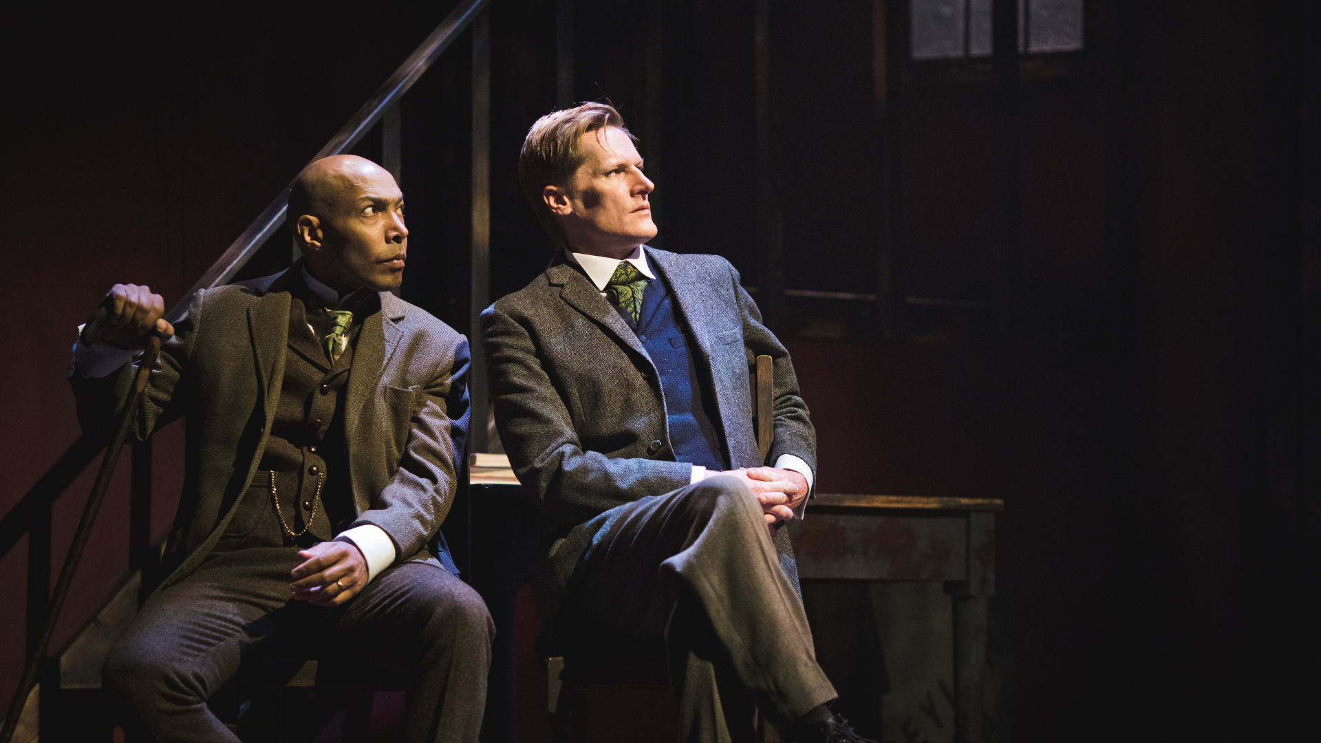 Production shot from Sherlock Holmes: The Hunt For Moriarty.